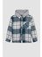 Erkek Çocuk Oversize Fit Kapüşonlu Flanel Uzun Kollu Gömlek Z1002A623AU 5
