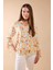 Loose Fit Çiçekli Yarım Kollu Gömlek U3701AZ24SM 1