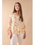 Loose Fit Çiçekli Yarım Kollu Gömlek U3701AZ24SM 3