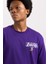Fit NBA Los Angeles Lakers Oversize Geniş Kalıp Bisiklet Yaka Kısa Kollu Tişört V0775AZ23AU 5