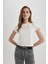 Slim Fit Dar Kesim Bisiklet Yaka Kısa Kollu Tişört C3865AX24SP 4