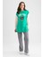 Relax Fit Bisiklet Yaka Üniversite Baskılı Sweatshirt Tunik Z2073AZ23SP 2