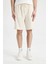 Regular Fit Düz Paça Cepli Basic Düz Şort B8792AX24SM 4