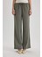 Pantolon Wide Leg Geniş Bol Paça Yüksek Bel Cepli Bağcıklı Basic Düz Standart Boy C6596AX24SP 4