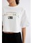 Fit NBA Wordmark Oversize Geniş Kalıp Bisiklet Yaka Kısa Kollu Tişört B9974AX24SM 4