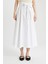 A Kesim Normal Bel Poplin Midi Etek C7238AX24SM 3