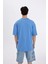 Comfort Regular Fit Rahat Kalıp Bisiklet Yaka Baskılı Kısa Kollu Tişört C5755AX24HS 5