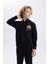 Erkek Çocuk Baskılı Kapüşonlu Kalın Sweatshirt B8996A823CW 1