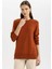 Regular Fit Yumuşak Dokulu Bisiklet Yaka Reglan Kol Basic Düz Triko Kazak I6913AZ24WN 4