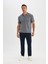 New Regular Fit Kısa Kollu Basic Düz Polo Tişört C6004AX24SM 2
