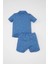 Erkek Bebek Pijama Takımı Penye Deniz Baskılı Kısa Kollu Üst Şort C3535A524HS 5