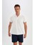 New Regular Fit Fermuarlı Kısa Kollu Basic Düz Polo Tişört C5586AX24SM 1