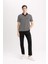 Yazlık Kumaş Pileli Pantolon Tailored Regular Fit Normal Kesim Basic Düz Cepli Düz Paça A7273AX24SP 2