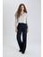 Oversize Geniş Kalıp Crop Poplin Uzun Kollu Gömlek C5026AX24SP 2