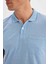 New Regular Fit Kısa Kollu Basic Düz Polo Tişört C6004AX24SM 4