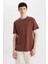 New Regular Fit Bisiklet Yaka Basic Düz %100 Pamuk Kısa Kollu Tişört V7699AZ24SP 1