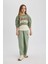 Kız Çocuk Wide Leg Geniş Bol Paça Kargo Eşofman Altı B6402A824SP 2