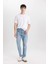 Slim Tapered Fit Dar Kalıp Normal Bel Daralan Paça Jean Pantolon C4220AX24SP 4