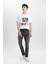 Slim Tapered Fit Dar Kalıp Normal Bel Daralan Paça Jean Pantolon C4221AX24SP 2