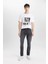 Slim Tapered Fit Dar Kalıp Normal Bel Daralan Paça Jean Pantolon C4221AX24SP 3