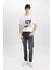 Slim Tapered Fit Dar Kalıp Normal Bel Daralan Paça Jean Pantolon C4221AX24SP 4