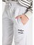Kız Çocuk Baskılı Beli Bağcıklı Lastikli Paça Cepli Gri Jogger Eşofman Altı B6401A824SM 5