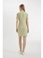 Coool Bodycon Vücudu Saran Bisiklet Yaka Fitilli Kaşkorse Kısa Kollu Mini Elbise C1503AX24SP 5