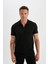 New Regular Fit Fermuarlı Kısa Kollu Polo Basic Tişört C5586AX24SM 1