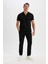 New Regular Fit Fermuarlı Kısa Kollu Polo Basic Tişört C5586AX24SM 2