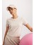 Fit Crop Bisiklet Yaka Sporcu Basic Düz Kısa Kollu Tişört A2430AX24SP 3