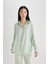 Regular Fit Saten Uzun Kollu Gömlek Z2989AZ24SP 1