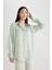 Regular Fit Saten Uzun Kollu Gömlek Z2989AZ24SP 3