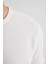 Slim Fit Dar Kesim Bisiklet Yaka Kısa Kollu Basic Düz Tişört M6608AZ24SP 5