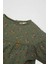 Kız Bebek Çiçekli Uzun Kollu Twill Elbise C0498A524SP 2