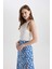 Slim Fit Dar Kesim Halter Yaka Fitilli Kaşkorse Atlet C4078AX24SP 4