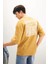 Loose Fit Bisiklet Yaka Sırt Baskılı Kısa Kollu Tişört C0710AX24SP 1