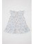 Kız Bebek Çiçekli Kolsuz Poplin Elbise C2413A524SM 1