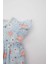 Kız Bebek Çiçekli Kolsuz Poplin Elbise C2413A524SM 3