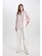 Oversize Geniş Kalıp Basic Düz Oxford Uzun Kollu Gömlek C4597AX24SM 2