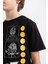 Erkek Çocuk Dragon Ball Bisiklet Yaka Kısa Kollu Tişört C0518A824SM 4