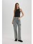 Slim Fit Dar Kesim Halter Yaka Fitilli Kaşkorse Yıkamalı Soluk Efektli Atlet C4327AX24SP 2