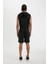 Fit NBA Miami Heat Standart Fit Kısa Paça Ağır Kumaş Şort B9922AX24SM 5