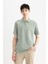 New Regular Fit Basic Düz Kısa Kollu Polo Tişört B4939AX24SP 4