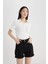 Mom Fit Yüksek Bel Jean Şort C1895AX24SM 4