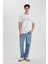 Regular Fit Bisiklet Yaka Baskılı Kısa Kollu Tişört C2137AX24SM 2
