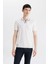 Modern Fit Kısa Kollu Triko Polo Tişört C4984AX24SM 4