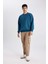 Oversize Fit Bisiklet Yaka Basic Sweatshirt T5139AZ24SP 2