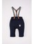Erkek Bebek Müslin Pantolon Pantolon Askısı 2'li Takım B9510A524SM 4