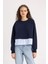 Relax Fit Bisiklet Yaka Kalın Sweatshirt C1285AX24SP 1