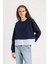 Relax Fit Bisiklet Yaka Kalın Sweatshirt C1285AX24SP 3